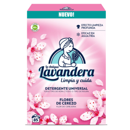 Пральний порошок Lavandera Universal Cherry Blossom, 85 прань, 4.675 кг